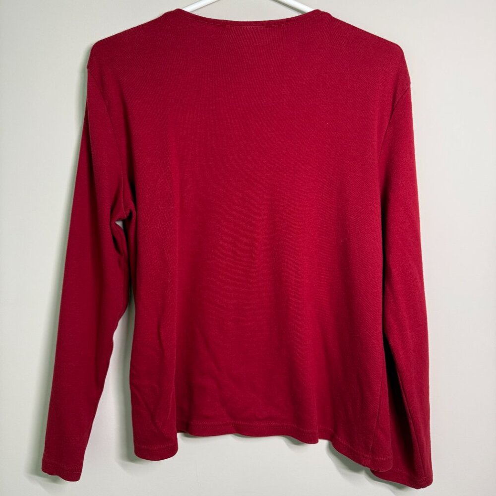 Beautiful LS Top by Karen Scott - Picture 2 of 2